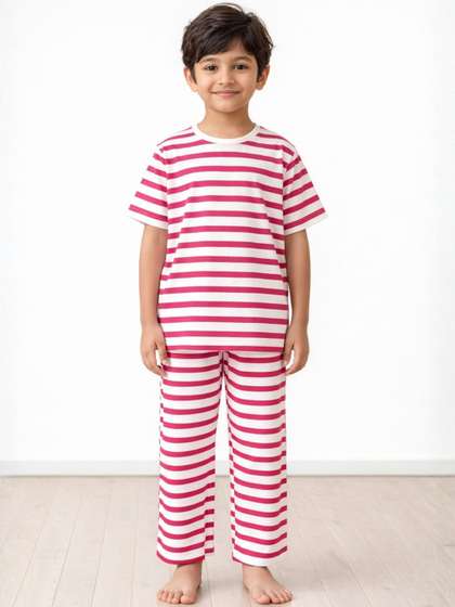 Anthrilo Boys Striped
                    Night suit