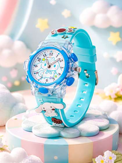 LOOKHAA Boys Printed
                    Dial & Straps Analogue Watch LOOK01_C2_BLUE