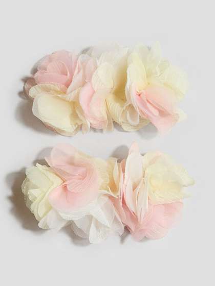H&M 2-pack
                    Floral-appliqud Hair Clips