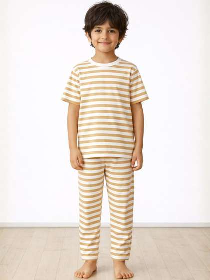 Anthrilo Boys Striped
                    Night suit