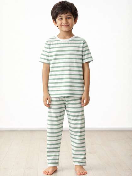 Anthrilo Boys Striped
                      Night suit