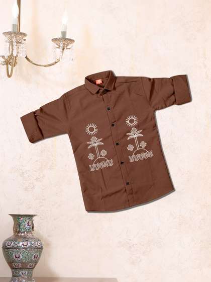 Lolark Boys Printed
                    Casual Shirt