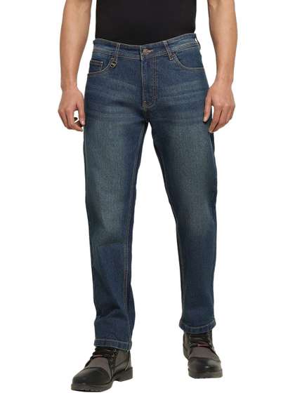 Red Chief Men
                          Comfort Straight Fit Mid-Rise Light Fade
                          Stretchable Jeans