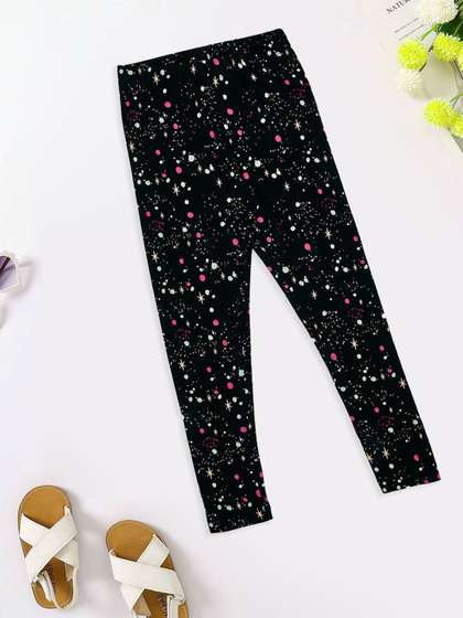 Pantaloons Junior Girls
                    Printed Ankle Length Leggings
