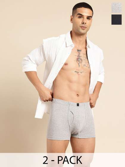United Colors of
                        Benetton Men Pack Of 2 Pure Cotton Trunks