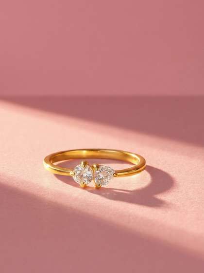MAEJOY Minimal Lab
                        grown diamond 92.5 Sterling Silver 18KT Rhodium
                        plated ring