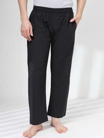 NEUDIS Cotton
                        Mid-Rise Straight Lounge Pants