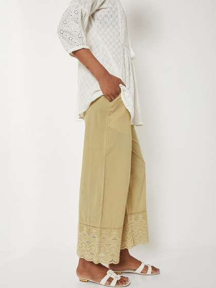 max Women
                        Embroidered Ethnic Palazzos