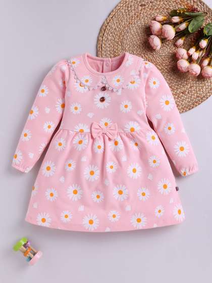 YK X Tinyo Print Peter
                    Pan Collar A-Line Dress