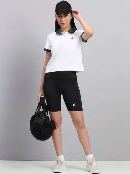 FITLEASURE Women
                        Polo Collar T-shirt
