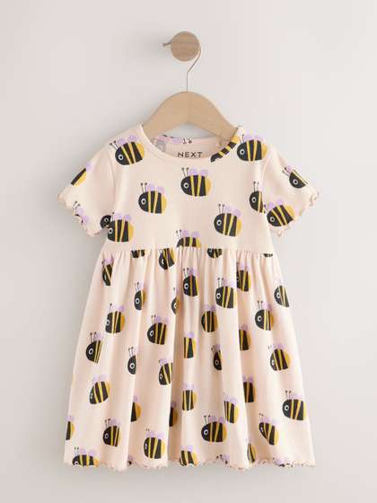 NEXT Infant Girls
                    Printed Fit & Flare Dress