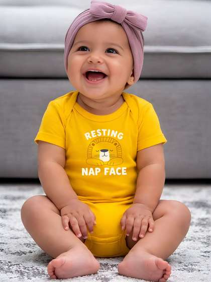YAK YAK Infants Graphic
                    Printed Bodysuit