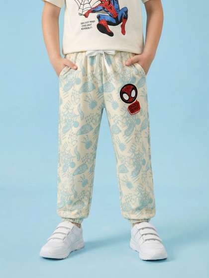 Nauti Nati Boys Regular
                    Fit Graphic Print Joggers