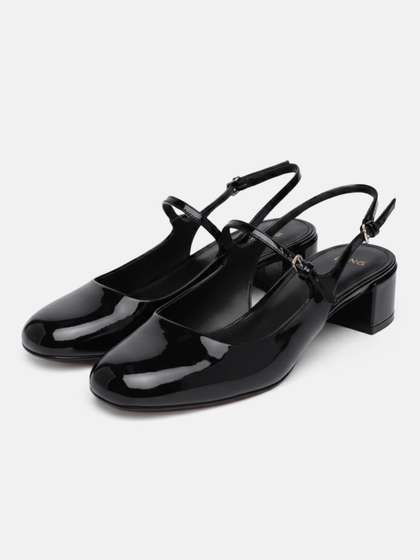 MANGO Block Heeled
                        Mary Janes