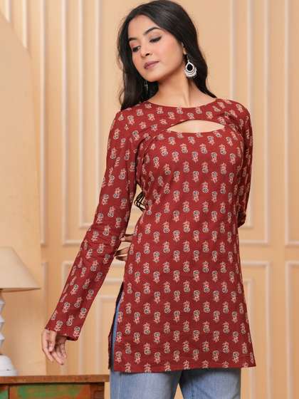 GAYRAA Women Ethnic
                        Motifs Printed Kurta
