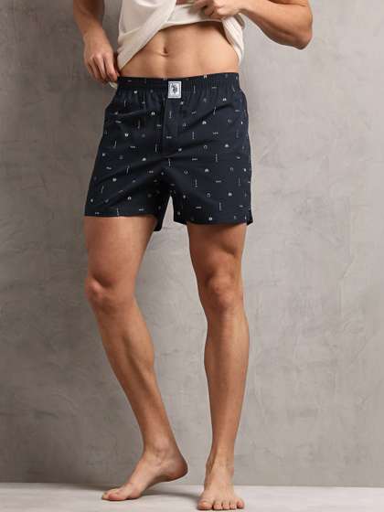 U.S. Polo Assn.
                        Printed Pure Cotton Boxers