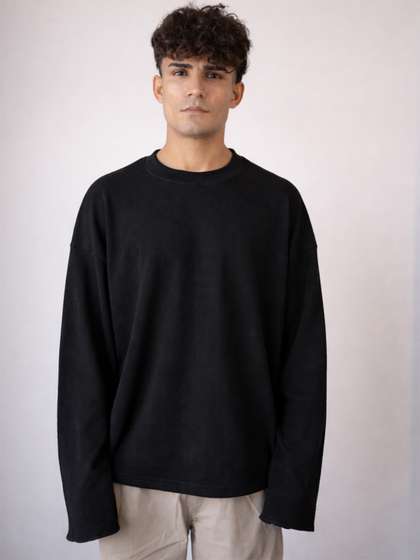 BDSQUARE Men
                        Drop-Shoulder Sleeves T-shirt