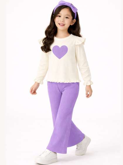 FAVORITE STORE Girls
                    Printed Top with Trousers