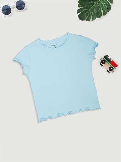 Pantaloons Junior
                      Girls Round Neck T-shirt