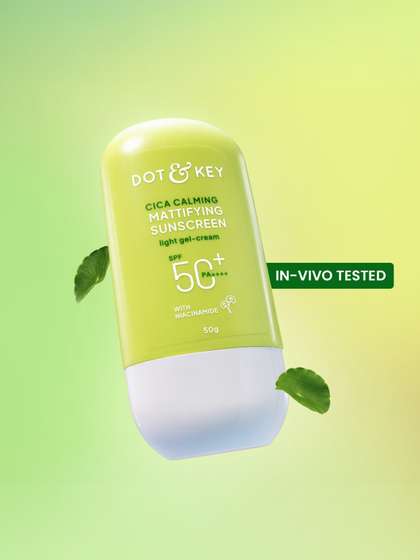 DOT & KEY Cica
                          Calming Matte Sunscreen In-Vivo Tested SPF 50+
                          PA++++ With Niacinamide -50g