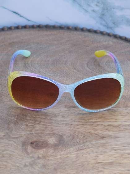 DukieKooky Unisex Kids
                    Brown Lens & Pink Fashion with Sunglasses