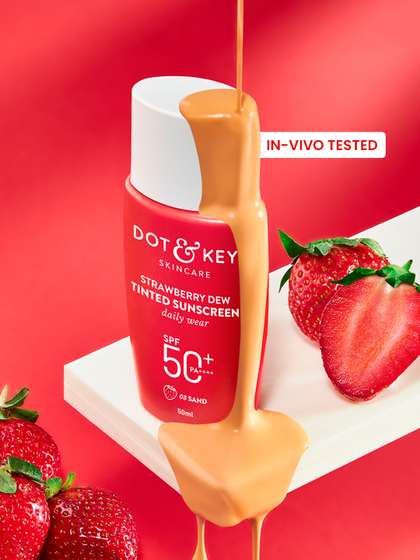 DOT & KEY
                          Strawberry Dew Tinted Sunscreen In-Vivo Tested
                          SPF 50+ PA++++ 50ml - Sand 03
