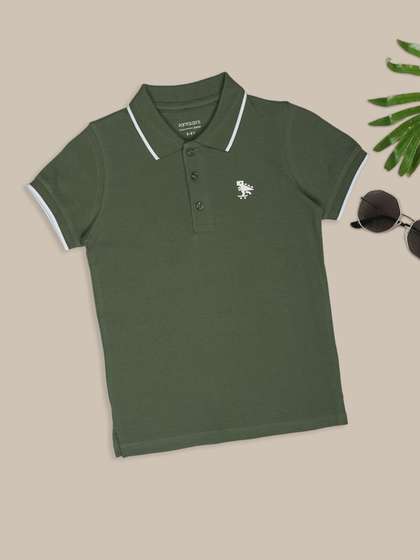 Pantaloons Junior Boys
                      Printed Polo Collared Short Sleeves T-shirt