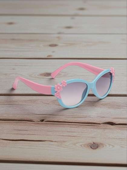 RICH CLUB Girls Grey
                      Lens & Blue Other Sunglasses with