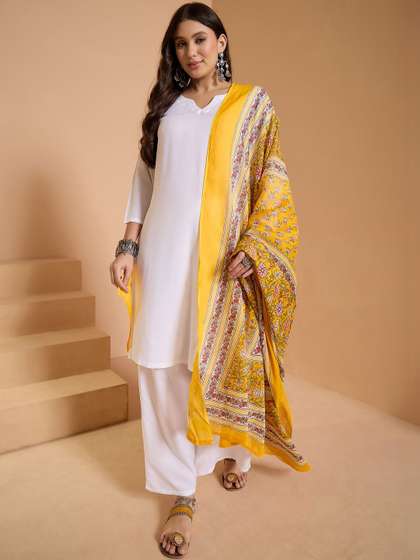 InWeave Printed
                        Block Print Dupatta