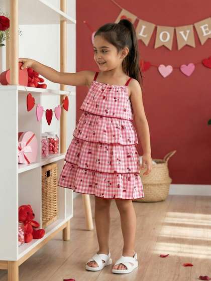 Nauti Nati Print A-Line
                    Dress