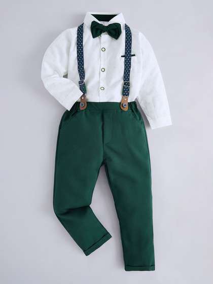 Hopscotch Boys Printed
                    Shirt with Trousers
