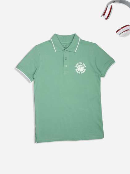Pantaloons Junior Boys
                    Polo Collar Pure Cotton T-shirt
