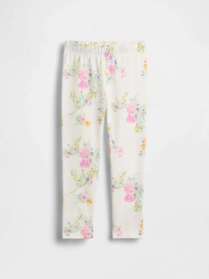 GAP Girls Floral Print
                    Mid Waist Leggings