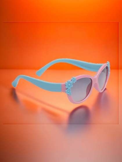RICH CLUB Girls Grey
                    Lens & Pink Fashion with Sunglasses