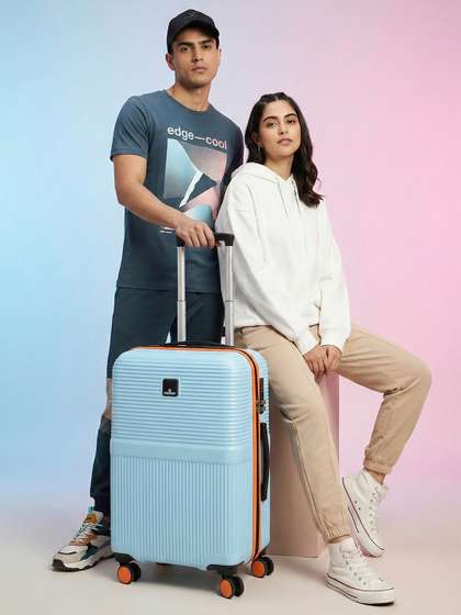 WROGN Qubo Textured
                        Cabin Hard Suitcase Trolley Bag- 37L