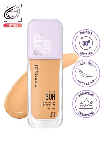 Maybelline New York
                        Super Stay Lumi Matte Lightweight Liquid
                        Foundation 35g - Shade 311