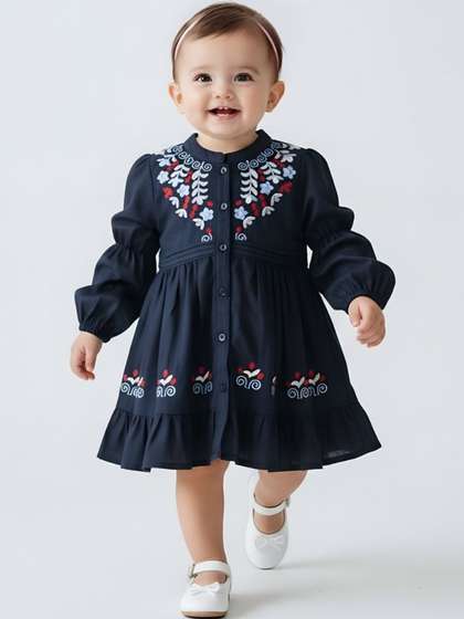 Sangria Girls Cotton
                      Dresses