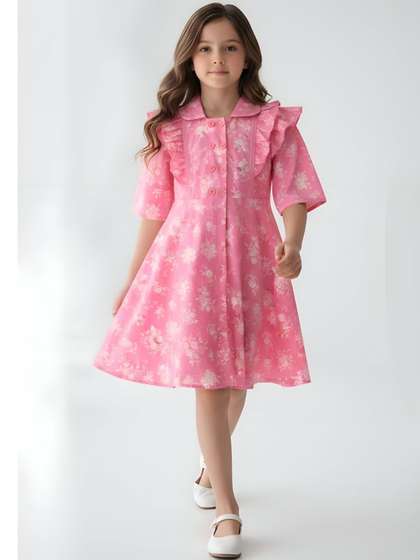 Sangria Girls Cotton
                    Dresses