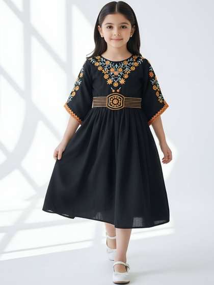 Sangria Girls Cotton
                    Dresses
