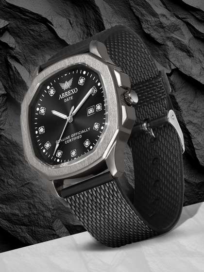 Abrexo Dial & Straps
                    Analogue Date Aperture Watch Abx8983