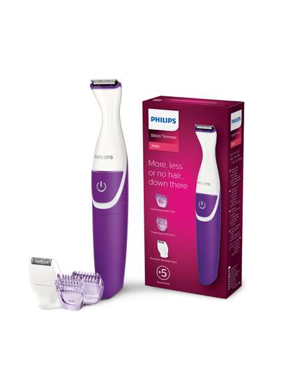 Philips BRT383/15
                    Essential Bikini Trimmer - Purple & White