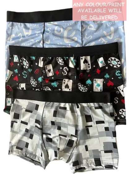 CAVENDERS Boys Pack of
                      3 Printed Assorted Boxer-Style Briefs
