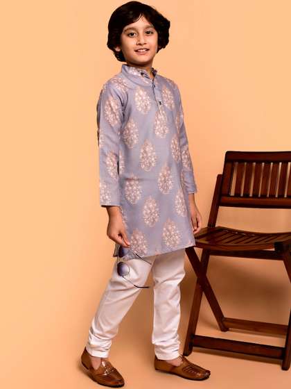 SOURAGYA Boys Ethnic
                    Motifs Printed Regular Kurta with Pyjamas