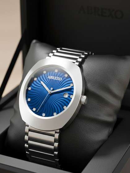 Abrexo Boys Patterned
                    Dial & Stainless Steel Straps Analogue Date
                    Aperture Watch Abx2497