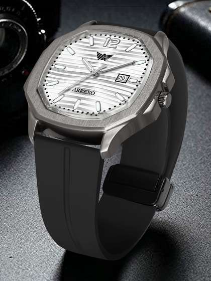 Abrexo Dial & Straps
                    Analogue Date Aperture Watch Abx2368