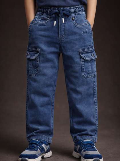 JFR Boys Straight Fit
                      Low-Rise Light Fade Jeans