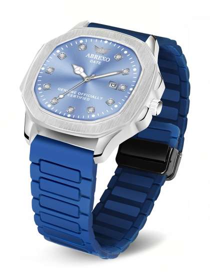 Abrexo Dial & Straps
                    Analogue Date Aperture Watch Abx2427