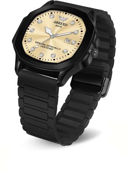 Abrexo Dial & Straps
                    Analogue Date Aperture Watch Abx2469
