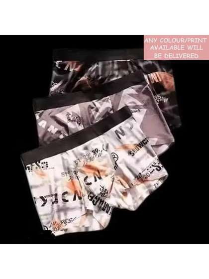 CAVENDERS Boys Pack of 3
                    Printed Assorted Boxer-Style Briefs