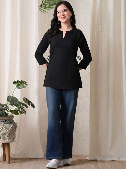 Anouk Rustic
                          V-Neck Kurti